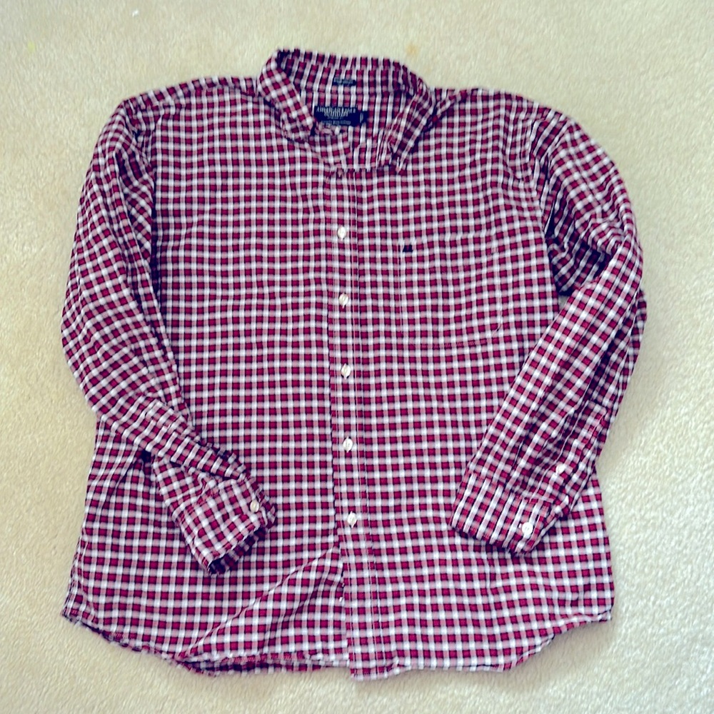 American Eagle Rugged Oxford men’s button down long sleeve shirt Large